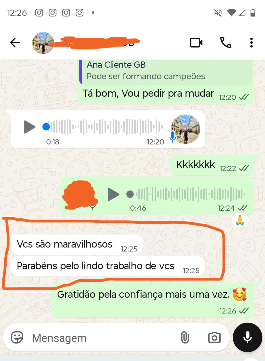 Feedback Cliente